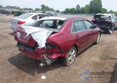 2006 Honda Accord 2.4 Ex из США, поврежденный, VIN 1HGCM56776A008992